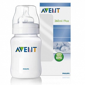 Бутылочка для кормления Avent, 260 мл, полипропилен (Avent, 86050)